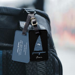 Personalised Monogram Sailboat Racing Grey Luggage Tag<br><div class="desc">This simple and stylish sailboat design is personalised with your name and monogram initials on the front, and your contact details on the back. A graphic style sailing boat illustration, including your monogram initials on the sail and your name in a handwritten script font. Luggage tag colours: dark grey, black...</div>