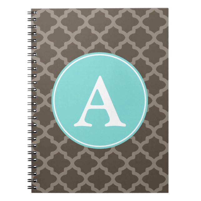 Personalised Monogram School Office Notebook Gift (Front)