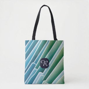 Personalised Monogram Shoulder Tote – Abstract Bag