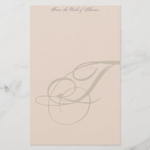 Personalised Monogram Stationery