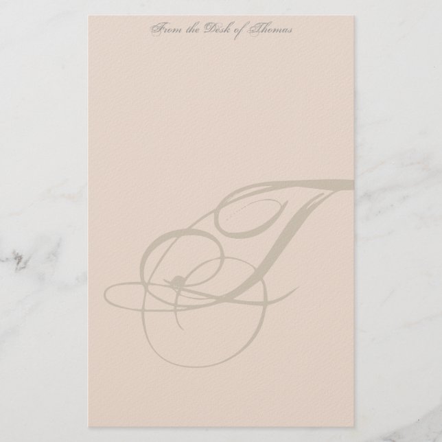 Personalised Monogram Stationery (Front)