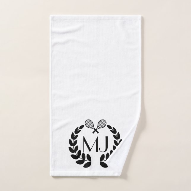 Personalised Monogram Tennis Hand Towel (Hand Towel)