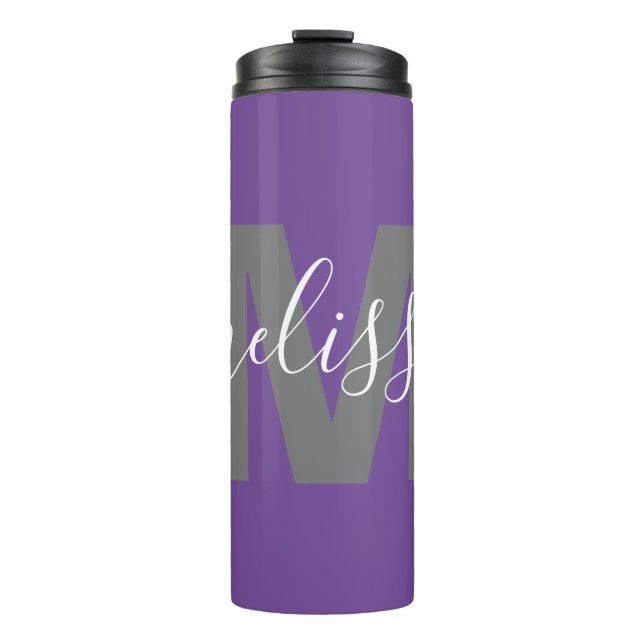 Personalised Monogram Thermal Tumbler (Front)