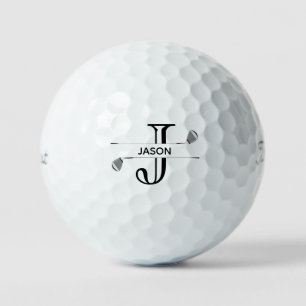 Personalised Monogram Titleist Pro V1 Golf Balls
