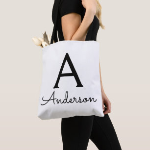 Personalised Monogram Tote Bag