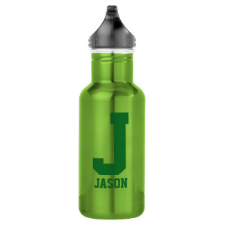 Personalised monogram Water Bottle | Sports Gift