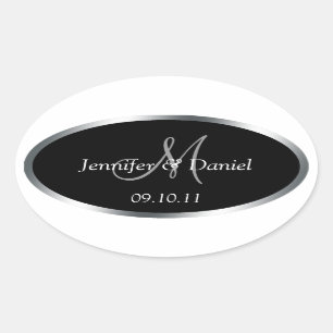 Personalised Monogram Wine Labels To Customise