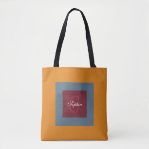 Personalised Monogram Winter Tote Bag