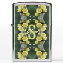 Personalised Monogram Your Initial Name Mullein
