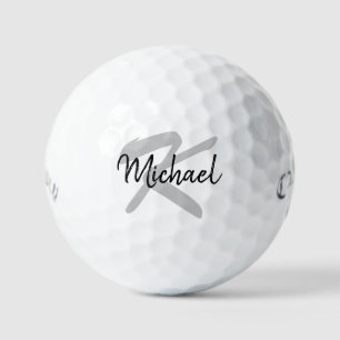 Personalised Monogrammed Golf Balls Brand Name