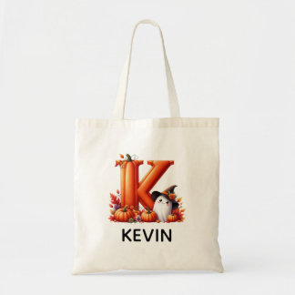 Personalised Monogrammed Halloween Tote Bag
