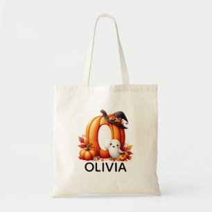 Personalised Monogrammed Halloween Tote Bag