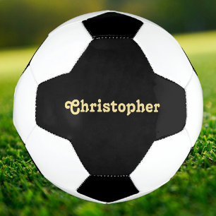 Personalised Monogrammed Player Team Club Name Football