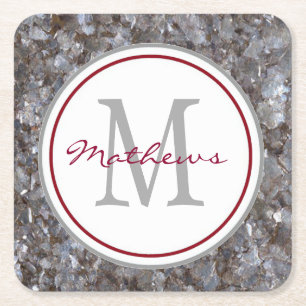 Personalised & Monogrammed Square Paper Coaster