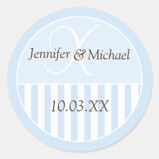 Personalised Monogrammed Wedding Favour Labels