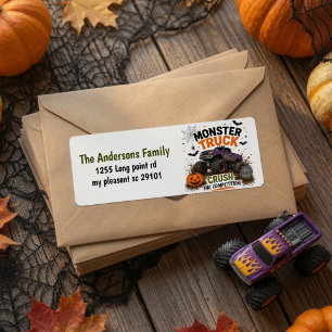 Personalised Monster Truck Halloween