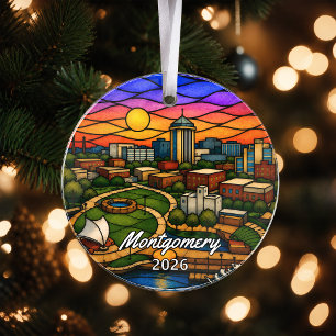 Personalised Montgomery Acrylic Ornament, Custom A Ornament