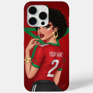 Personalised Moroccan Football Fan Phone Case