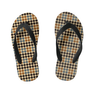 Personalised Mosaic Tile Kid's Flip Flops