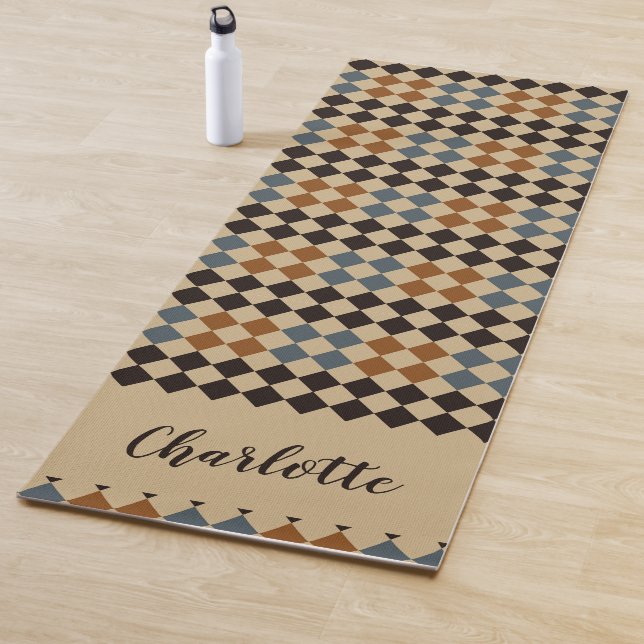 Personalised Mosaic Tile Yoga Mat (In Situ)