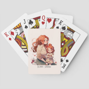Personalised Mother and Daughter Playing Cards