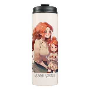 Personalised Mother and Daughter Thermal Tumbler