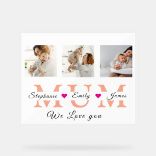 Personalised Mother Gifts Birthday Gift for Mum Acrylic Sign