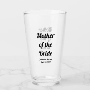 Personalised Mother of the Bride Glass