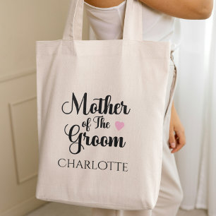 Personalised Mother of the Groom Wedding Tote Bag