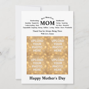 Personalised Mother’s Day Card