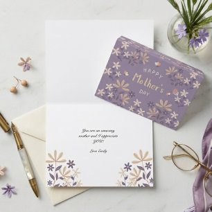 Personalised Mother’s Day Elegant Floral Design Invitation