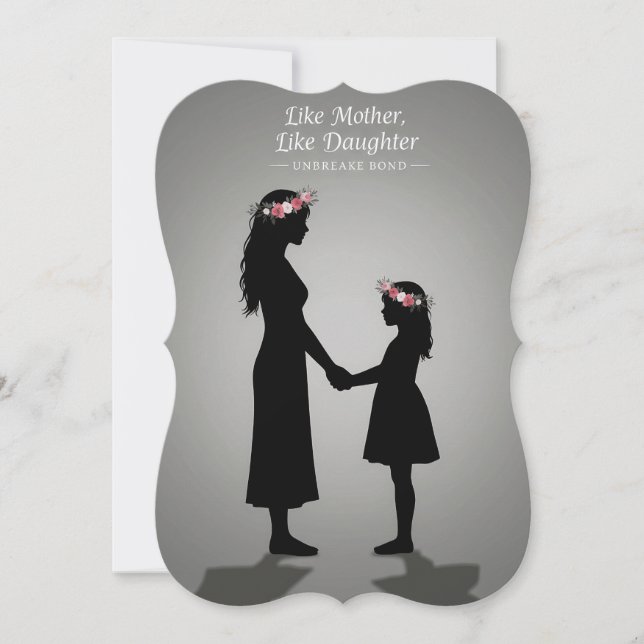 Personalised Mother’s Day Greeting Card (Front)