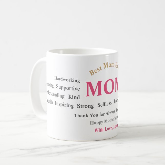 Personalised Mother’s Day Mug (Front Left)