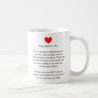 Personalised Mother’s Day Mug – Custom Name & Hear