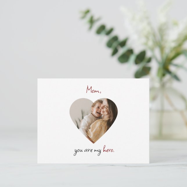 Personalised Mother’s Day Postcard  (Standing Front)