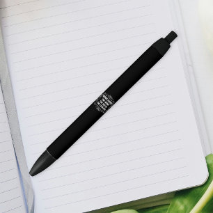 Personalised Mothers day Black Ink Pen