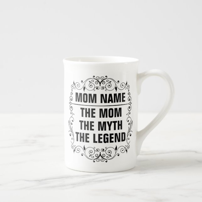 Personalised Mothers day Bone China Mug (Right)