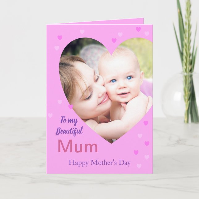 Personalised Mother's Day Card (Front)