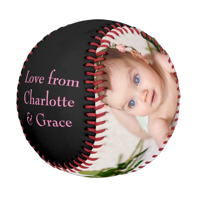 Personalised Mothers Day Custom Made For You Baseball (Angled)