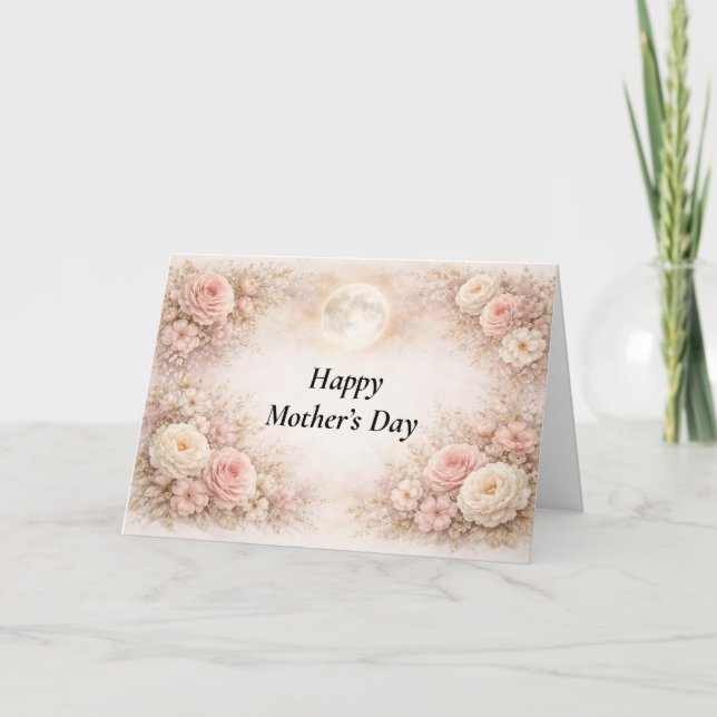 Personalised Mother's Day Floral Card (Front)