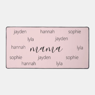 Personalised Mothers day gift for Mum Desk Mat
