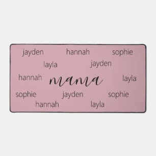 Personalised Mothers day gift for Mum Desk Mat
