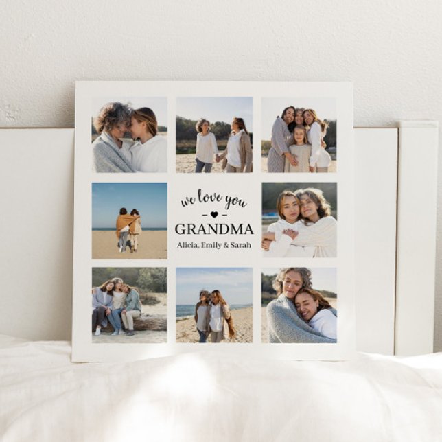 Personalised Mothers Day Grandma Photo Plaque (Creator Uploaded)