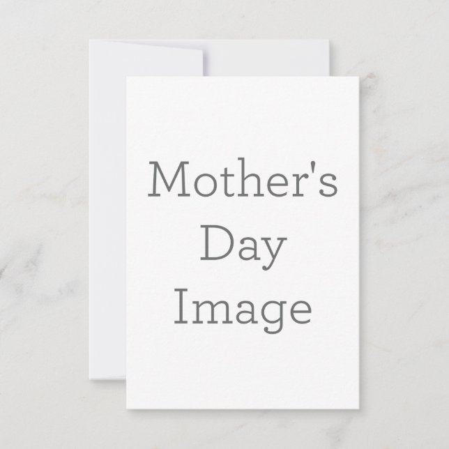 8.9 cm x 12.7 cm Flat Thank You Card (Front)