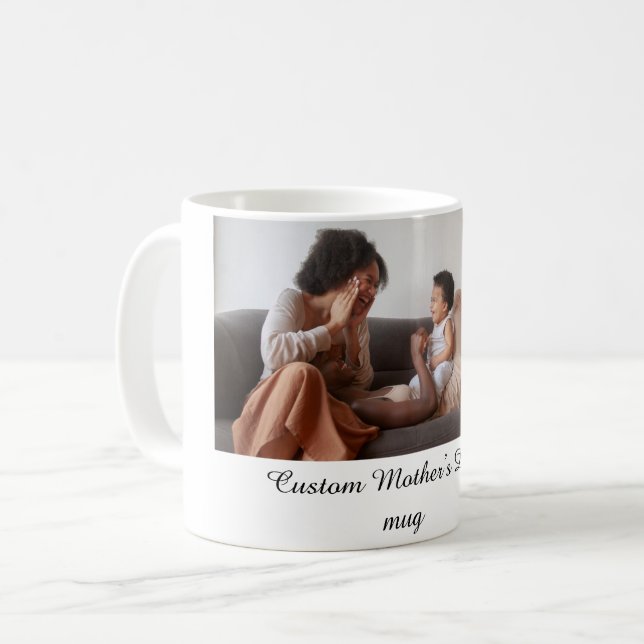 Personalised Mother's Day Mug – Custom Gift mum (Front Left)