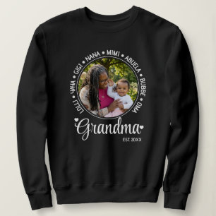Personalised Mother's Day Nana Mimi Gigi GRANDMA Sweatshirt