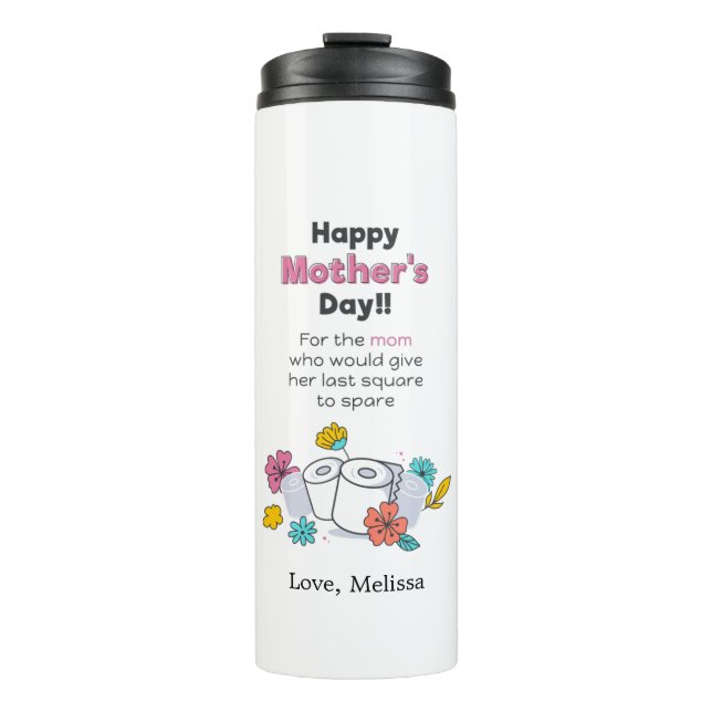 Personalised Mothers Day Pandemic Funny Thermal Tumbler (Front)