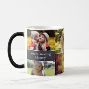 Personalised Mother's day Photo collage Magic Mug