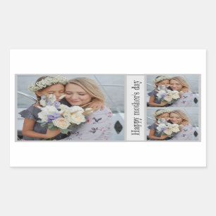 Personalised Mother's Day Photo Collage Stickers
