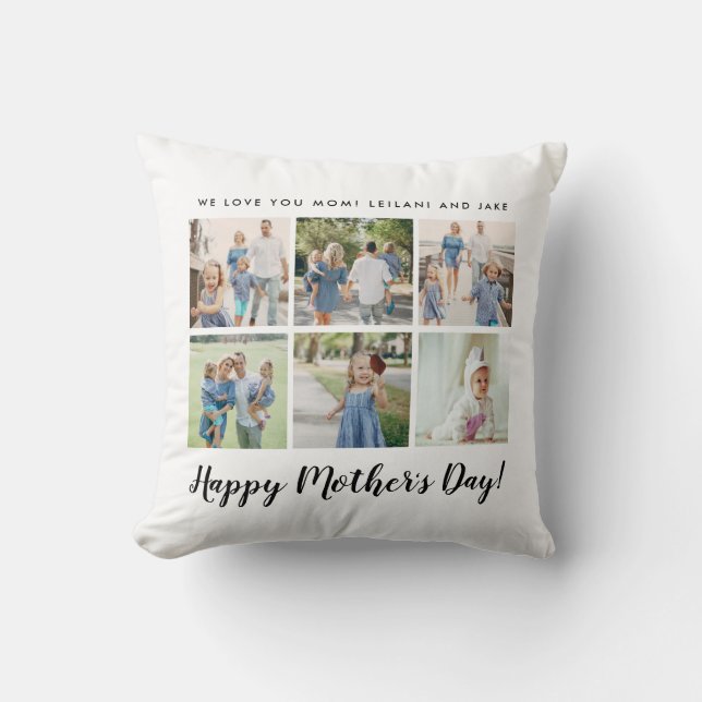 Personalised Mother's Day Photo Cushion (Front)